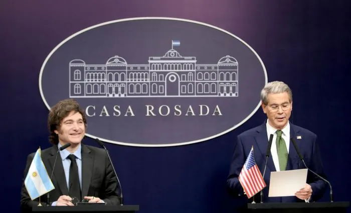 En la Casa Rosada, Milei mantuvo un encuentro con Scott Bessent, titular del Tesoro norteamericano.