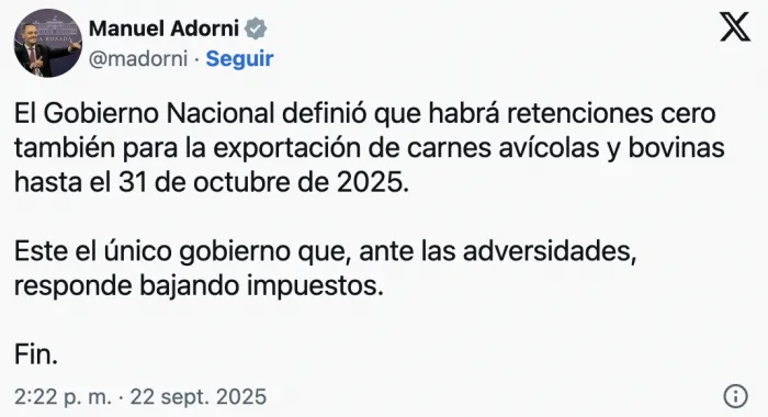 Retenciones cero para carnes: alivio temporal que busca oxígeno en el mercado de divisas