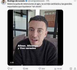 De Loredo pide sancionar a exportadoras por maniobras ilegales