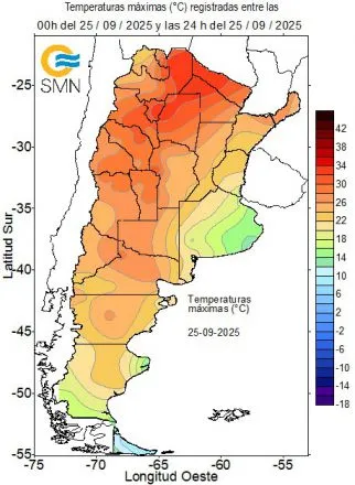 Alerta Meteorológica: 12 provincias en riesgo por Zonda, tormentas y lluvias intensas este fin de semana