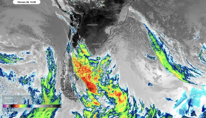 Avanza hoy viernes el sistema frontal desde el norte de la Patagonia y activa alertas en 12 Provincias. 